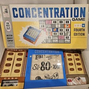 Vintage (1961) Milton Bradley Game "Consentration". Fourth Edition.